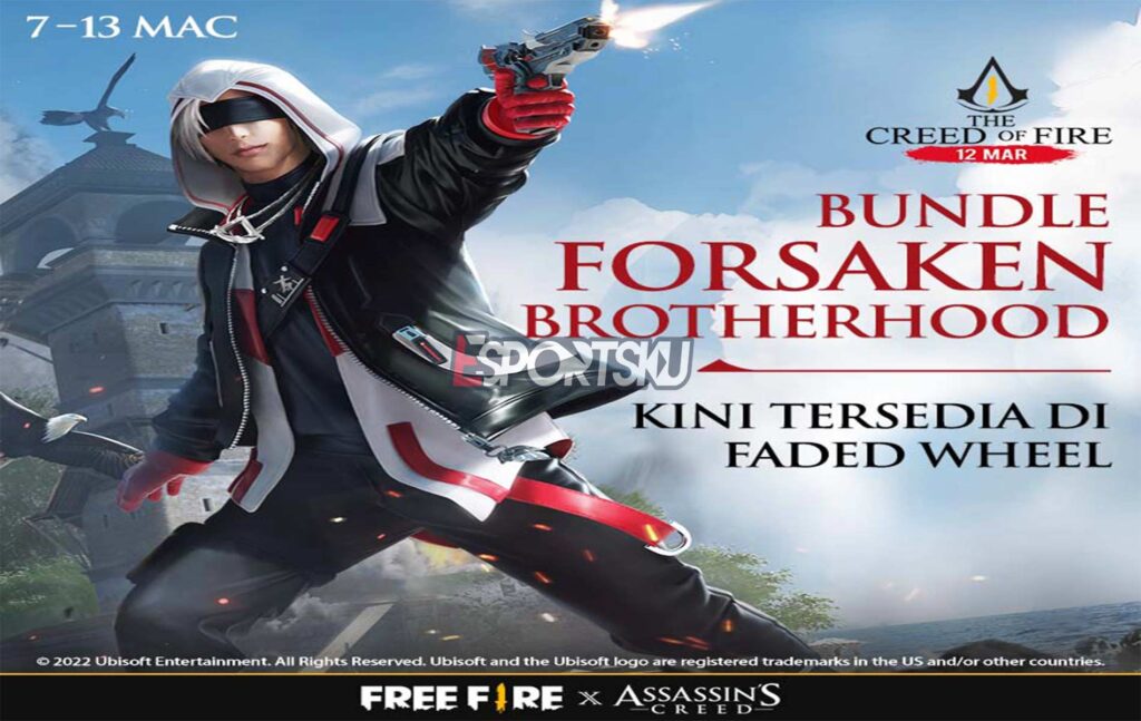 Harga Bundle Forsaken Brotherhood Assassin's Creed Free Fire (FF) – Esportsku