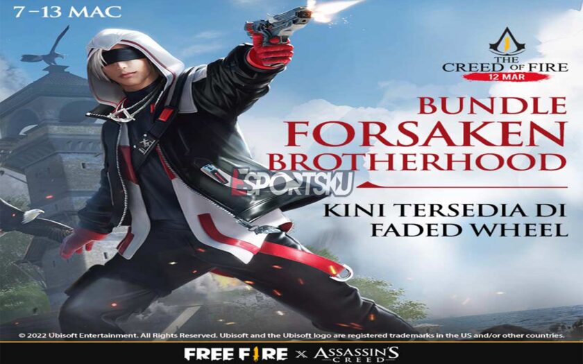 Harga Bundle Forsaken Brotherhood Assassin's Creed Free Fire (FF) – Esportsku