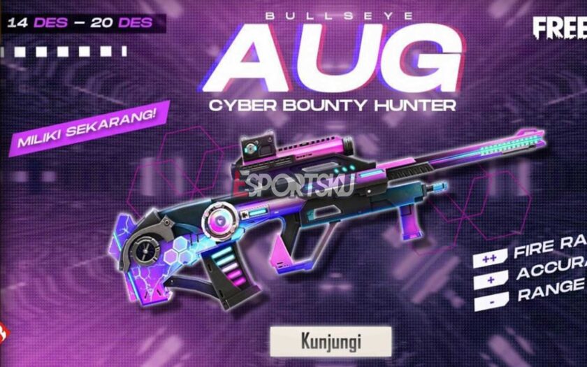 Harga Skin Aug Cyber ​​Bounty Epic Free Fire (FF) – Esportsku