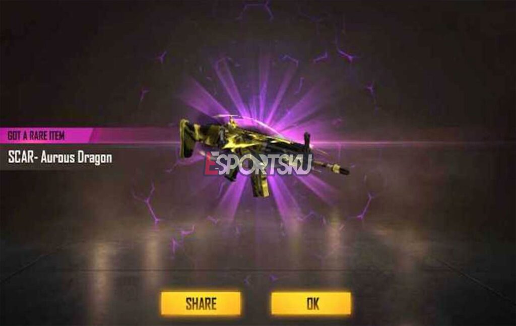 Harga Skin Scar Nightfire Kami Epic Free Fire (FF) – Esportsku