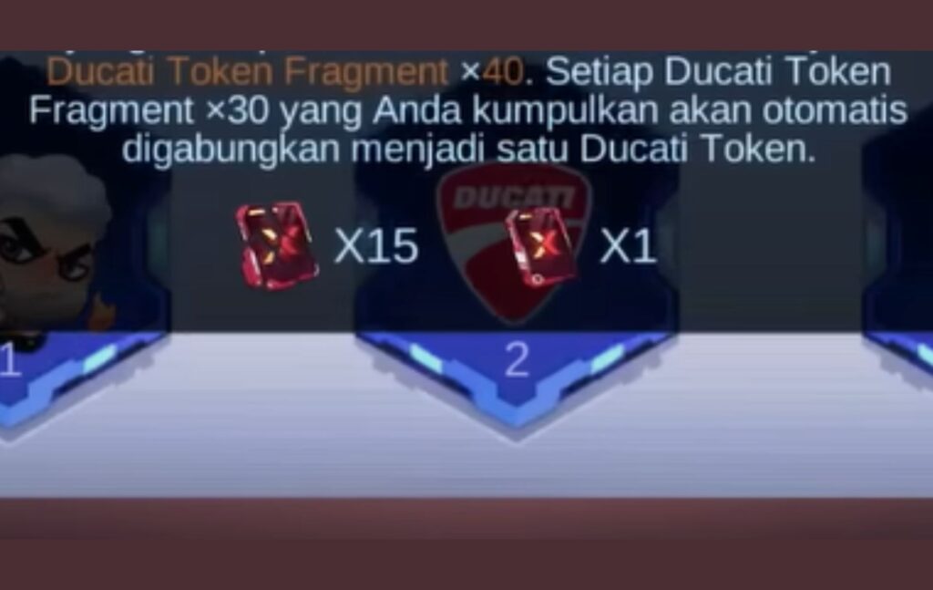 Convert Ducati Token Fragment Mobile Legends (ML) – Esportsku