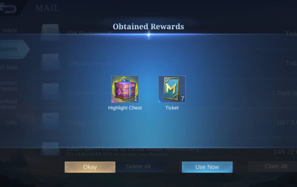 Apa Isi Highlight Chest Mobile Legends (ML) – Esportsku