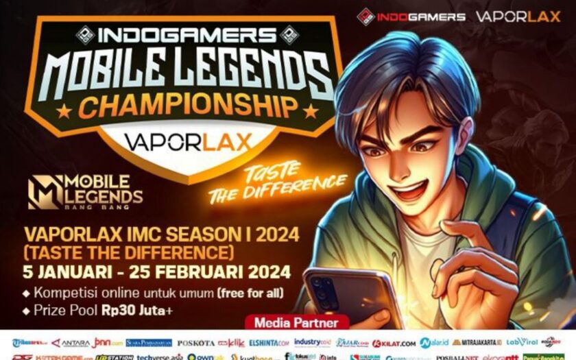 Turnamen Mobile Legends Vaporlax Indogamers Season 1 segera digelar